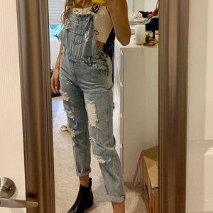 dance &marvel denim overalls mom jean fit